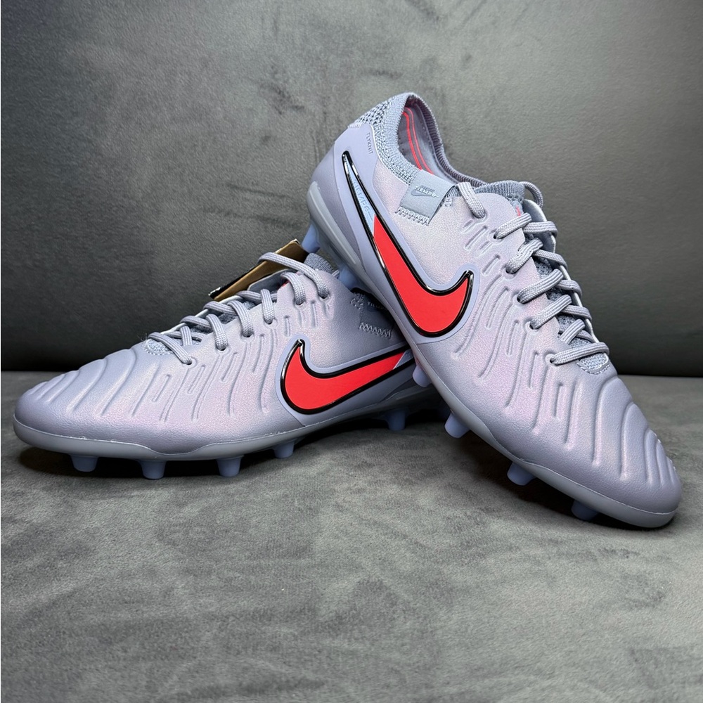 Nike Legend 10 Elite AG-PRO Blue Grey Iridescent  DV4330-402 Size 5.5